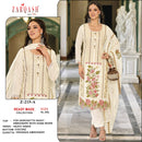 Zarqash Z 215 A Fox Georgette Embroidered Worked Readymade Pakistani Suits