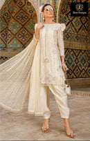 Ziaaz Designs Code 239 Cambric Cotton Embroidered Moti Sequins Work Pakistani Suits