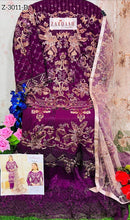 Zarqash 3011 D Georgette Heavy Embroidered Worked Pakistani Suits