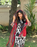 YD 011 Heavy Muslim Cotton Digital Print Embroidery Work Real Mirror Handwork Pakistani Suits