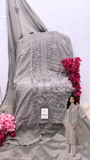 Shanaya S 197 C Fox Georgette Embroidery Khatali Worked Pakistani Suits