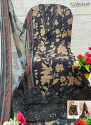 Al zohaib 1085 B Pure Cotton Print Embroidery Patches worked Pakistani Suits