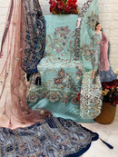 Fepic 1297 B Georgette Embroidered Worked Pakistani Suits