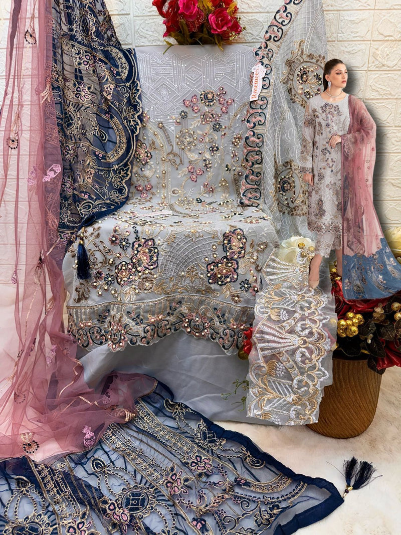 Fepic 1297 C Georgette Embroidered Worked Pakistani Suits