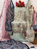 Fepic 1297 A Georgette Embroidered Worked Pakistani Suits