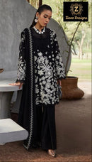 Ziaaz Designs Code 575 Rayon Semi Stitched Very Heavy Embroidery Work Pakistani Suits