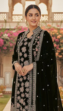 Hoor Tex Hf 486 A Heavy Embroidery Work Pakistani Suits