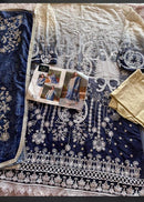 Azure Cotton 542 B With Embroidery Work Pakistani Suits