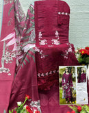 Saniya Trendz 7169 B  Cotton With Chikankari Embroidered Worked Pakistani Suits