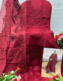 Deepsy Suits 4001 Pure Cotton With Heavy Self Embroidery Work Pakistani Suit