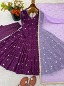 SRK 5313 C Faux Georgette Embroidery Work Anarkali Gown