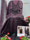 Alzohaib Az 1464 D Pure Cotton With Heavy Patch Work Suit