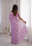 SSC 712 D Premium Fandy Silk Real Beads Moti Work Saree