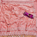 SSC 712 A Premium Fandy Silk Real Beads Moti Work Saree