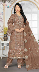 Shree Fabs Sf 5643 H Fancy Organza Heavy Embroidery Work Pakistani Suit
