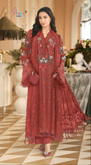 Shree Fabs Sf 5663 C Heavy Chffon Embroidery Work Pakistani Suit