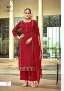 Woodee Womika Vol 2 Premium Cotton Embroidered Work Suit