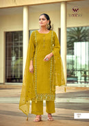 Woodee Womika Vol 2 Premium Cotton Embroidered Work Suit