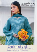 Aabyaan Ruhaniyat Vol 12 Designer Cotton Karachi Printed Suit