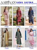 Aabyaan Designer Suit Sana Safina Vol 8 Cotton Digital Karachi Print Salwar Suit