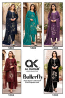AL Karam Butterfly Premium Rayon Fancy Embroidered Pakistani Suit