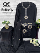 AL Karam Butterfly Premium Rayon Fancy Embroidered Pakistani Suit