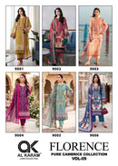 Al Karam Florence Vol 9 Premium Cambric Cotton Ethnic Suits