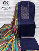 Al Karam Nigar Vol 5 Premium Rayon Embroidery Work Suit