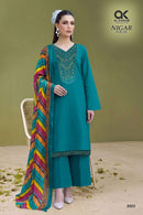 Al Karam Nigar Vol 5 Premium Rayon Embroidery Work Suit