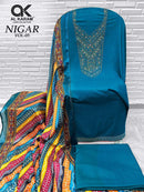 Al Karam Nigar Vol 5 Premium Rayon Embroidery Work Suit