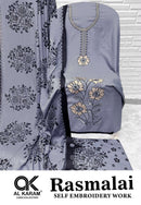 Al Karam Rasmalai Premium Rayon Embroidered Designer Suit