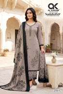 Al Karam Sadabahar Rayon Fancy Embroidery Work Suits