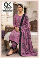 Al Karam Sadabahar Rayon Fancy Embroidery Work Suits