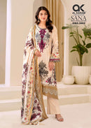 Al Karam Sana Vol 3 Rayon Cotton Digital Print Salwar Suit Set