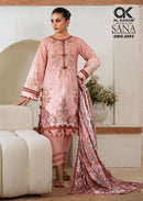 Al Karam Sana Vol 3 Rayon Cotton Digital Print Salwar Suit Set