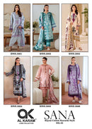Al Karam Sana Vol 3 Rayon Cotton Digital Printed Salwar Suit