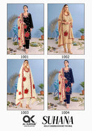 Al Karam Suhana Designer Rayon  Elegant Embroidery Suit