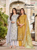 Al Marina Vol 6 Cotton Chikankari Digital Print Embroidery Work Suit