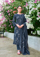 Alok Suits Amna Babar Designer Cotton Foil Printed Embroidered Suit