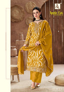 Alok Apple Cut Vol 2 Premium Viscose Foil Print Designer Suit