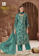 Alok Apple Cut Vol 2 Premium Viscose Foil Print Designer Suit