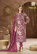 Alok Apple Cut Vol 2 Premium Viscose Foil Print Designer Suit