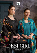 Alok Suits Desi Girl Edition 7 Premium Viscose Embroidered Designer Suit