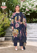 Alok Fariha Edition Vol 7 Muslin Printed Designer Suit