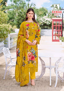 Alok Fariha Edition Vol 7 Muslin Printed Designer Suit