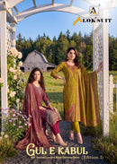 Alok Suits Gul E Kabul Vol 1 Premium Viscose Designer Suit