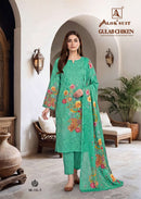 Alok Gulab Chicken Cotton Suit with Digital Printed Pakistani Suit