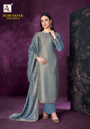 Alok Suits Hum Safar Vol 9 Viscose Muslin Jacquard Ethnic Suit