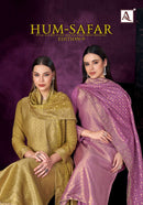 Alok Suits Hum Safar Vol 9 Viscose Muslin Jacquard Ethnic Suit