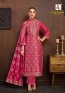 Alok Suits Humsafar Edition 6 Designer Viscose Jacquard Ethnic Suit